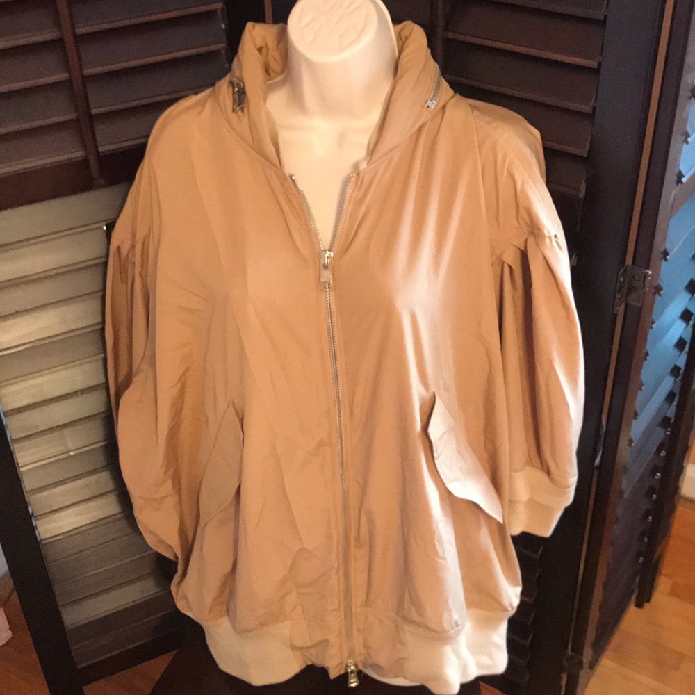 Balenciaga NWT Hooded Jacket Tan Beige 36 XS